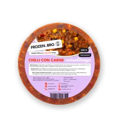 Chilli con carne raguu kaste veiselihaga külmutatud toit FROZEN.BRO